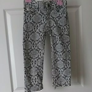 Osh Kosh Navy and White Patterned Pants